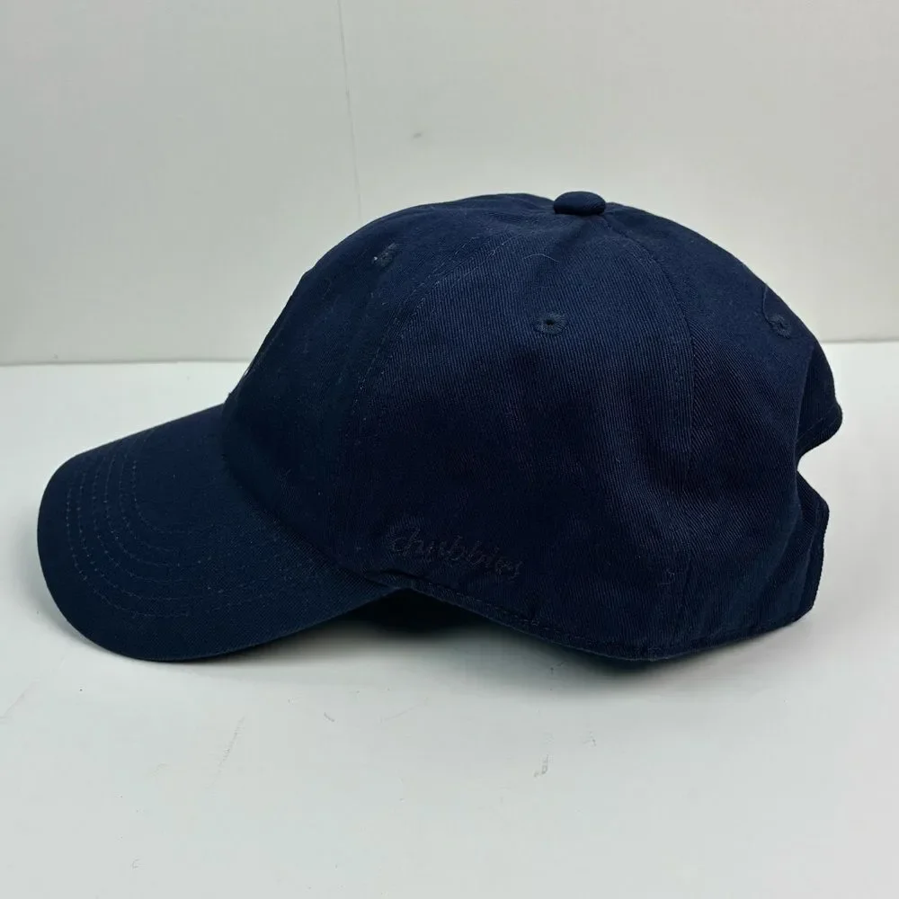 Chubbies English Bulldog Baseball Cap Strapback Navy Blue One Size Dad Hat